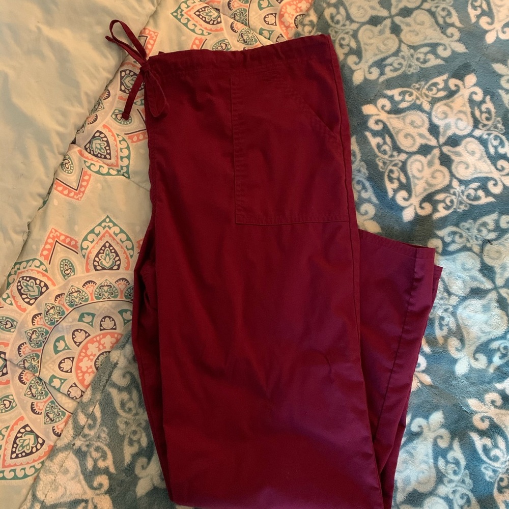 Scrubstar Scrub Pants in Wine